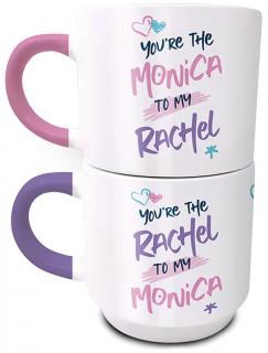 Keramické hrnky Friends|Přátelé: Monica & Rachel set 2 kusů (280 ml)