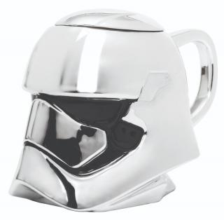 Keramický 3D hrnek Star Wars|Hvězdné války: Captain Phasma s víčkem (objem 320 ml)