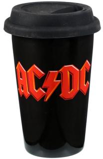Keramický cestovní hrnek AC/DC: Logo (objem 300 ml)