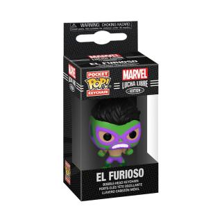Klíčenka Funko POP Keychain: Marvel Luchadores- Hulk