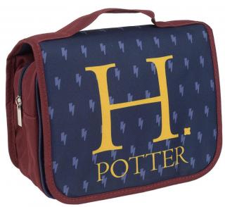 Kosmetická taška Harry Potter: Erb H.Potter (25 x 20 x 0,5 cm) modrá polyester