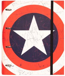 Kroužkový pořadač Captain America|Kapitán Amerika: Štít (28 x 32 x 7 cm)