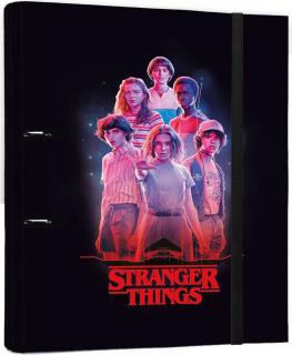 Kroužkový pořadač Premium Netflix|Stranger Things: Postavy (28 x 32 x 4 cm)