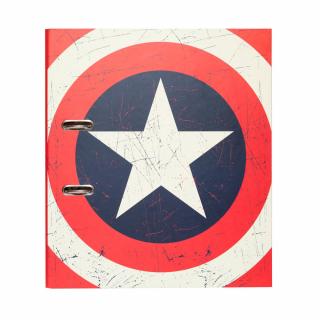 Kroužkový pořadač se spojovací svorkou Marvel: Captain America (28 x 32 x 7 cm)