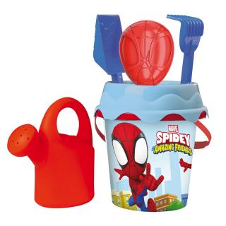 Kyblíček Spidey s konvičkou a přísl., střední