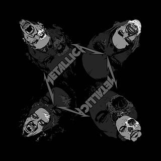 Multifunkční šátek Metallica: Undead (55 x 55 cm) černá bavlna