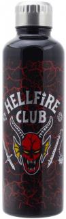Nerezová láhev na pití s nálepkou Netflix|Stranger Things: Klub Hellfire (objem 500 ml)