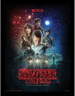 Obrázek v rámečku Netflix|Stranger Things: Jedenáctka (30 x 40 cm)