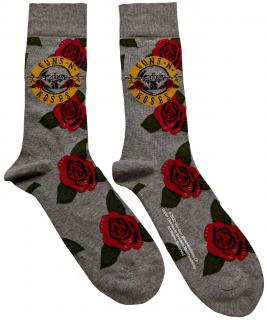 Pánské ponožky Guns N'Roses: Bullet Roses (velikost EU 40-45) Velikost oblečení: EU 40-45