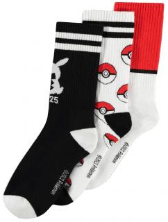 Pánské ponožky Pokémon: Iconics Logos  vícebarevná bavlna Velikost oblečení: EU 39-42