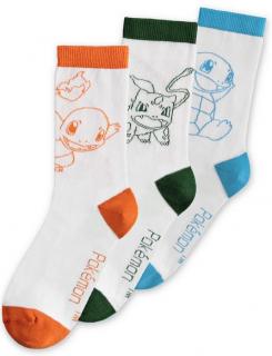Pánské ponožky Pokémon: Main Crew (EU 39-42) vícebarevná bavlna Velikost oblečení: EU 39-42