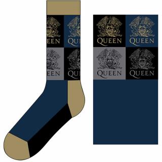 Pánské ponožky Queen: Crest Blocks (velikost EU 40-45) Velikost oblečení: EU 40-45