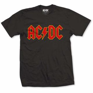 Pánské tričko AC/DC: Logo  černá bavlna Velikost oblečení: XL