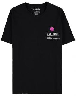 Pánské tričko Assassination Classroom: Koro Sensai (XL) černá bavlna Velikost oblečení: XL