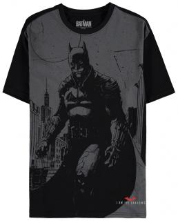 Pánské tričko DC Comics|Batman: Gotham City  černá bavlna Velikost oblečení: 2XL