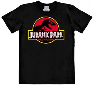 Pánské tričko Jurassic Park|Jurský park: Logo (XL) černá bavlna Velikost oblečení: XL