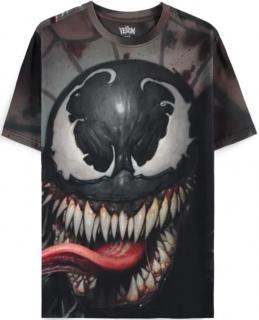 Pánské tričko Marvel|Venom: Obličej &amp; boj Velikost oblečení: L