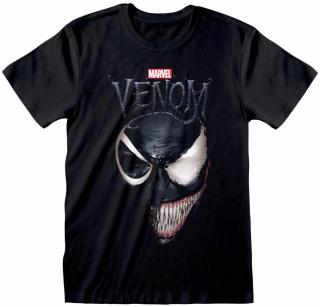 Pánské tričko Marvel|Venom: Split Face  černá bavlna Velikost oblečení: M