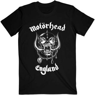 Pánské tričko Motorhead: England  černá bavlna Velikost oblečení: L