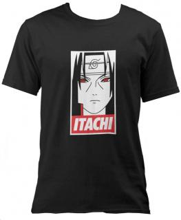Pánské tričko Naruto: Itachi (S) černá bavlna Velikost oblečení: S