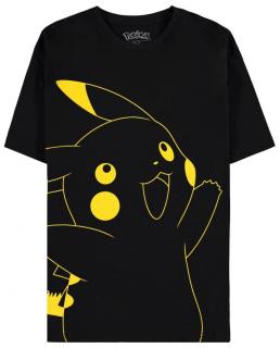 Pánské tričko Pokémon: Pikachu  černá bavlna Velikost oblečení: L