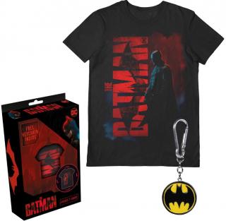 Pánské tričko s přívěskem DC Comics|Batman: Gotham  černá bavlna Velikost oblečení: S