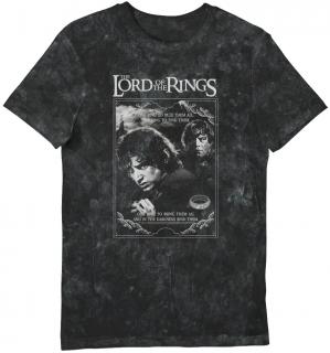 Pánské tričko The Lord Of The Rings|Pán prstenů: The Fellowship  černá bavlna Velikost oblečení: XL