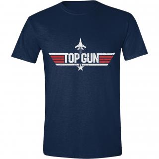 Pánské tričko Top Gun: Logo  navy bavlna Velikost oblečení: S