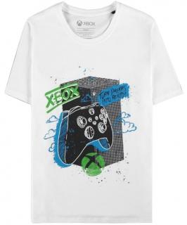Pánské tričko Xbox: Turn Dreams (2XL) bílá bavlna Velikost oblečení: 2XL