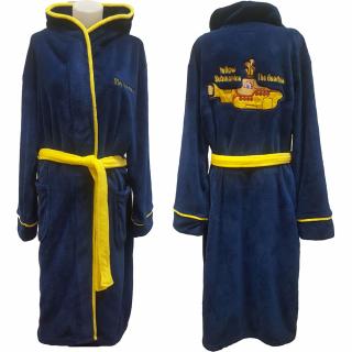 Pánský župan The Beatles: Yellow Submarine  modrý fleece Velikost oblečení: L/XL
