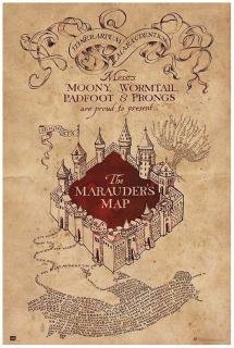 Plakát Harry Potter: The Marauders Map (61 x 91,5 cm 150g)