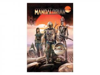 Plakát Star Wars|Hvězdné války Tv seriál The Mandalorian: Poster (61 x 91,5 cm)
