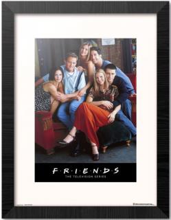 Plakát v rámu Friends|Přátelé: (30 x 40 cm)