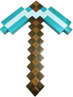 Plastová replika krumpáče Minecraft: Diamond Pickaxe (40 x 29 x 2 cm) plast