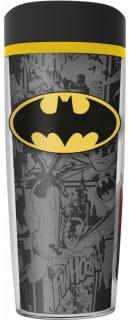 Plastový cestovní hrnek DC Comics|Batman: Logo (objem 533 ml)