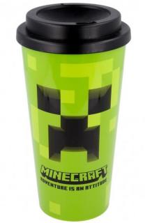 Plastový cestovní hrnek Minecraft: Creeper (objem 520 ml)