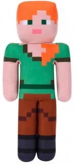 Plyšová hračka - figurka Minecraft: Alex (výška 34 cm)