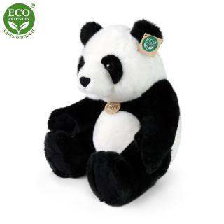 Plyšová panda sedící 31 cm ECO-FRIENDLY