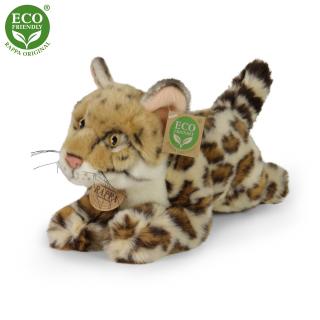 Plyšový ocelot ležící 25 cm ECO-FRIENDLY