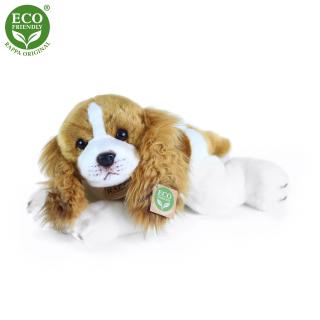 Plyšový pes Kavalír King Charles španěl ležící 30 cm ECO-FRIENDLY