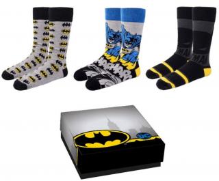 Ponožky DC Comics: Batman balení 3 párů Velikost oblečení: EU 36-41