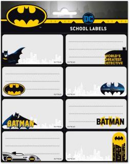 Poznámkové nálepky DC Comics|Batman: Dark Knight Set 16 kusů (kus 8 x 4 cm|set 16 x 20 cm)