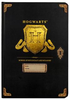 Poznámkový A5 blok Harry Potter: Erb Bradavic (14,8 x 21 cm)