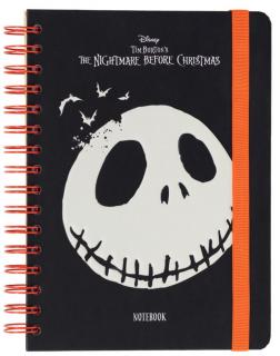 Poznámkový blok Disney|The Nightmare Before Christmas|Ukradené Vánoce: Jack Kroužková vazba (A5 14,8 x 21,0 cm)