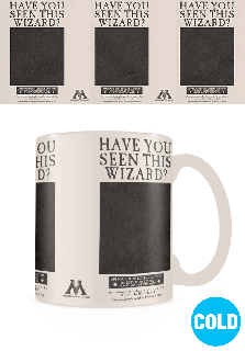 Proměňovací keramický hrnek Harry Potter: Wanted Sirius Black (objem 315 ml)
