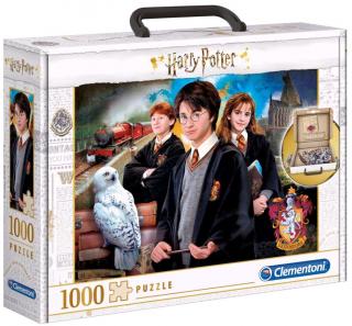Puzzle Harry Potter: Briefcase 1000 dílků (69 x 50 cm)