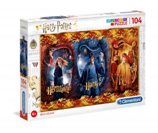 Puzzle Harry Potter: Harry,Ron & Hermione 104 kusů (48 x 33 cm)