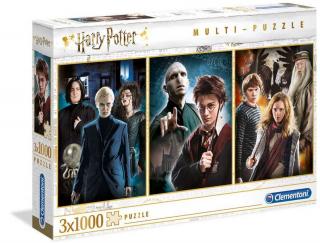 Puzzle set 3 x 1000 kusů Harry Potter: Ohnivý pohár (50 x 69 cm)