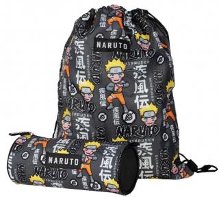 Pytlík gym bag a penál na tužky Naruto: Character and Signs