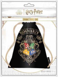 Pytlík gym bag Harry Potter: Bradavický znak (30 x 40 x 28 cm)